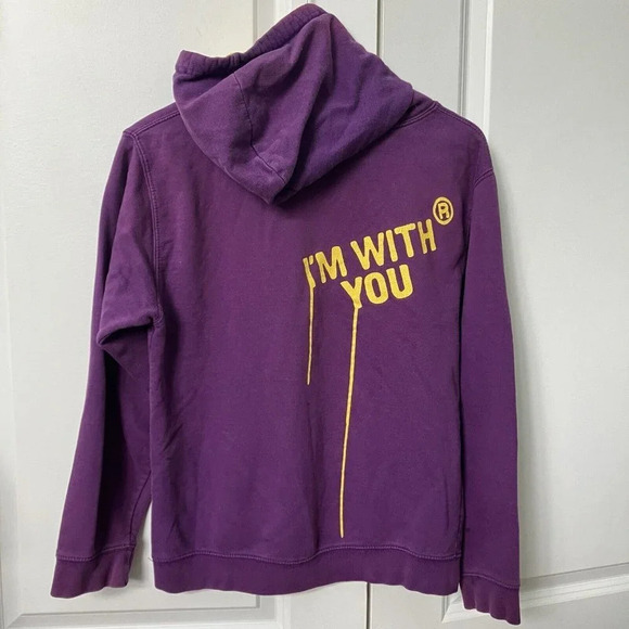 Vintage Just Hoods All We Do RHCP Red Hot Chili Peppers I'm With You Hoodie - Picture 10 of 11
